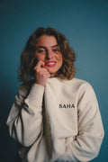 Embroidered heavyweight crewneck